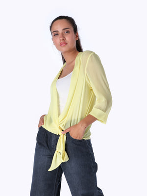 Marie Louis Women's Side Tie Blouse