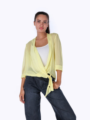 Marie Louis Women's Side Tie Blouse
