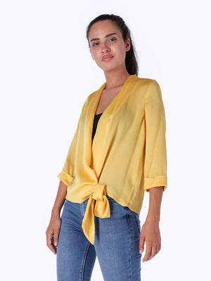 Marie Louis Women's Wrap Side Blouse