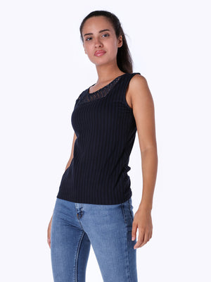 Marie Louis Women's Ribbed Top