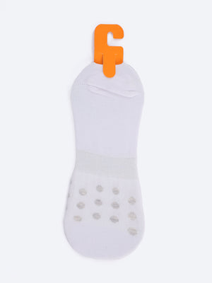 White Rabbit Men's Polka Dot Invisible Socks