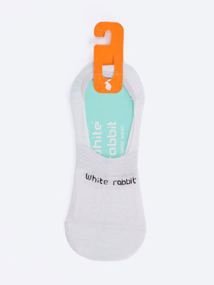 White Rabbit Men's Logo Print Invisible Socks