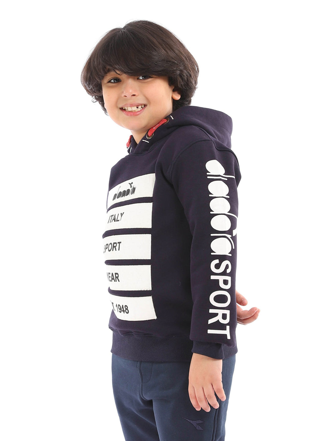 Diodora Kids Boys Hoodie Printed