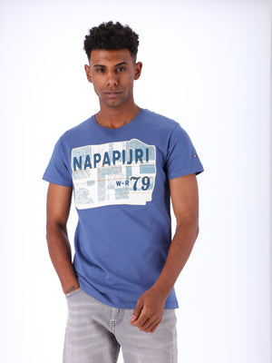 White Rabbit Men's "NAPAPIJRI" Front Print T-Shirt