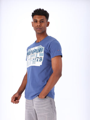 White Rabbit Men's "NAPAPIJRI" Front Print T-Shirt