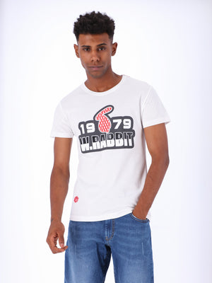 White Rabbit Men's 1979 W.Rabbit Printed Design T-Shirt