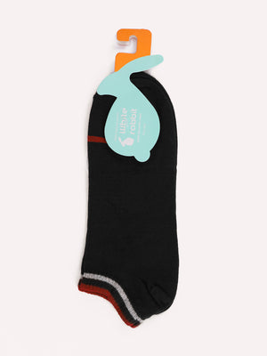 White Rabbit Men's Contrast Stripe Low Cut Socks
