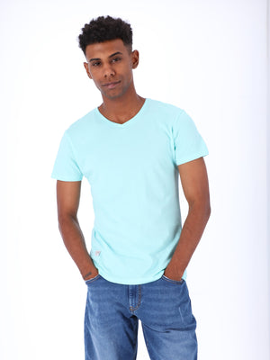 White Rabbit Men's Basic V-Neck T-Shirt