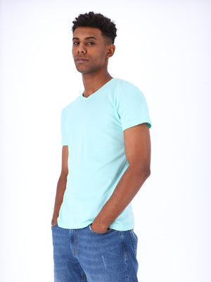 White Rabbit Men's Basic V-Neck T-Shirt