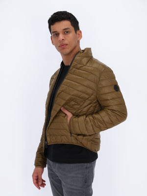 Puffer Long Sleeve Nylon Jacket