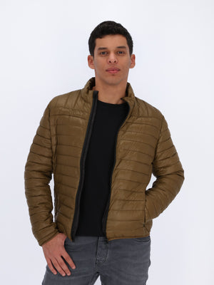 Puffer Long Sleeve Nylon Jacket