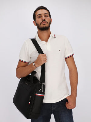 Tommy Hilfiger Other Accessories Black / OS Pebble Effect Computer Bag