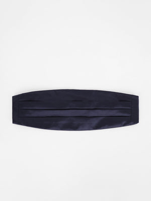Daniel Hechter Other Accessories Navy / Os Classic Cumberbund with 3 Pleats