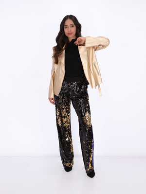 Mazoura Women's Sequin Pants