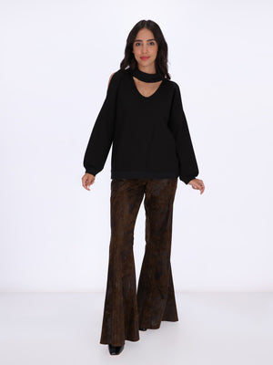 Mazoura Women's Flare Pants