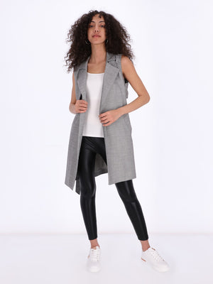 Merch Women's Vest with Waist Belt