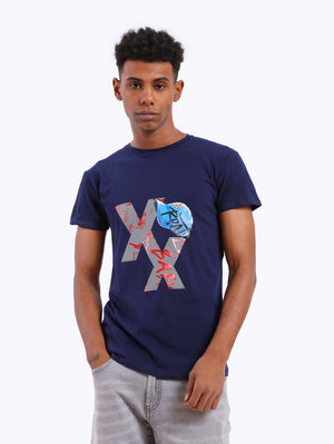 Zigzag Men's X Road Cap Front Print T-Shirt