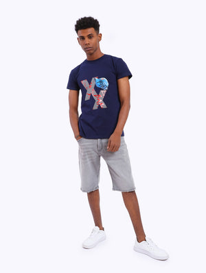 Zigzag Men's X Road Cap Front Print T-Shirt
