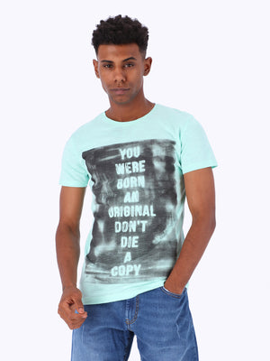 White Rabbit Men's Front Print T-Shirt