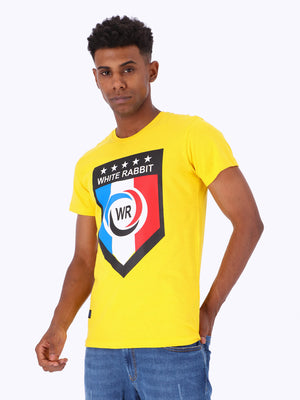 White Rabbit Men's Front Print T-Shirt