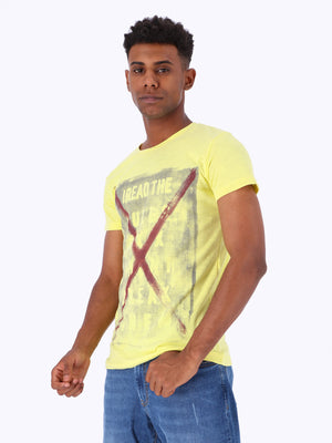 White Rabbit Men's Front Print T-Shirt
