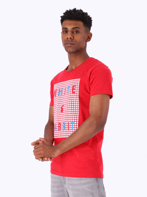 White Rabbit Men's Front Print T-Shirt