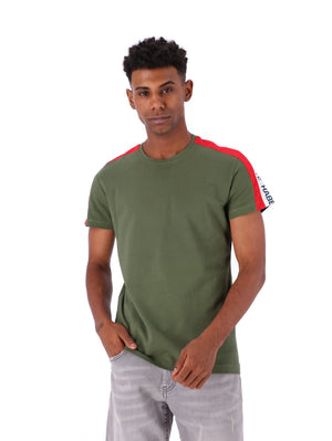 White Rabbit Men's Color-Block Shoulders T-Shirt