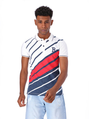 White Rabbit Men's Striped Polo Shirt