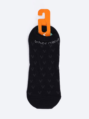White Rabbit Men's Invisible Printed Socks