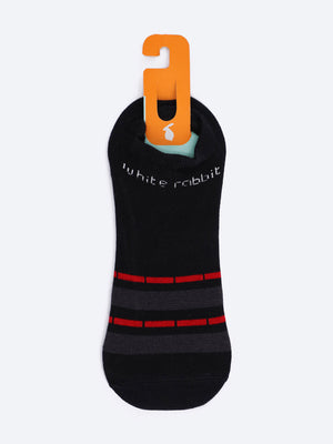 White Rabbit Men's Invisible Printed Socks