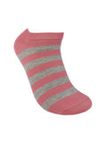 Stitch Women's Pack of 3 Lycra Socket Striped Socks