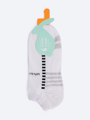 White Rabbit Men's Low Cut Printed Socks