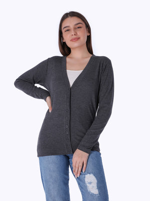 Basic Cardigan - Buttoned Down