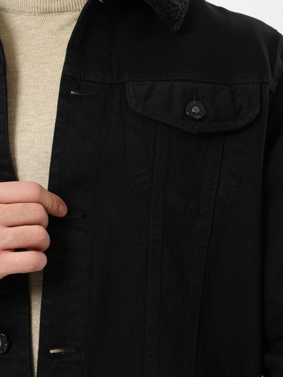 Jacket - Buttoned -Turn Down Neck